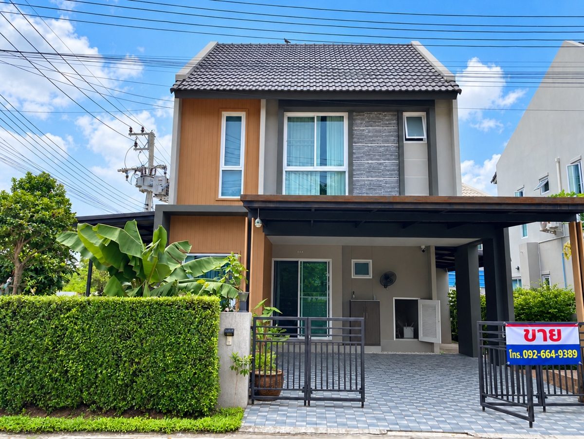 บ้านเดี่ยวแปลงมุม The Grand Pano ศรีราชา